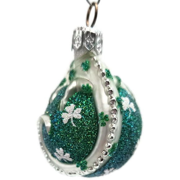 Patricia Breen Miniature Chameleon Surprise Shamrocks St Patricks Day Ornament - Picture 9 of 12